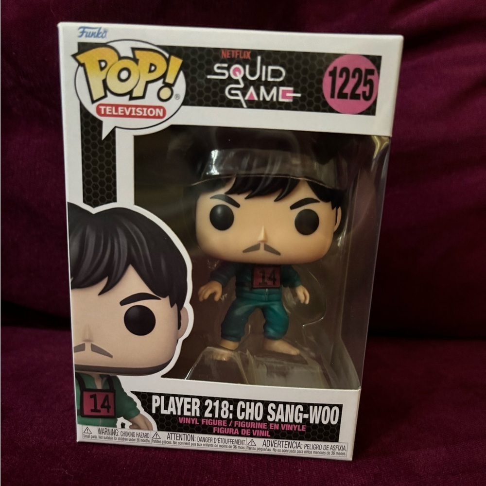 Funko Pop! Squid Game Player 218: Cho Sang-Woo